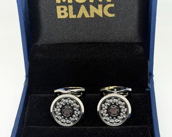 Vintage Montblanc cufflinks for Men with Gift box & Worldwide Shipping