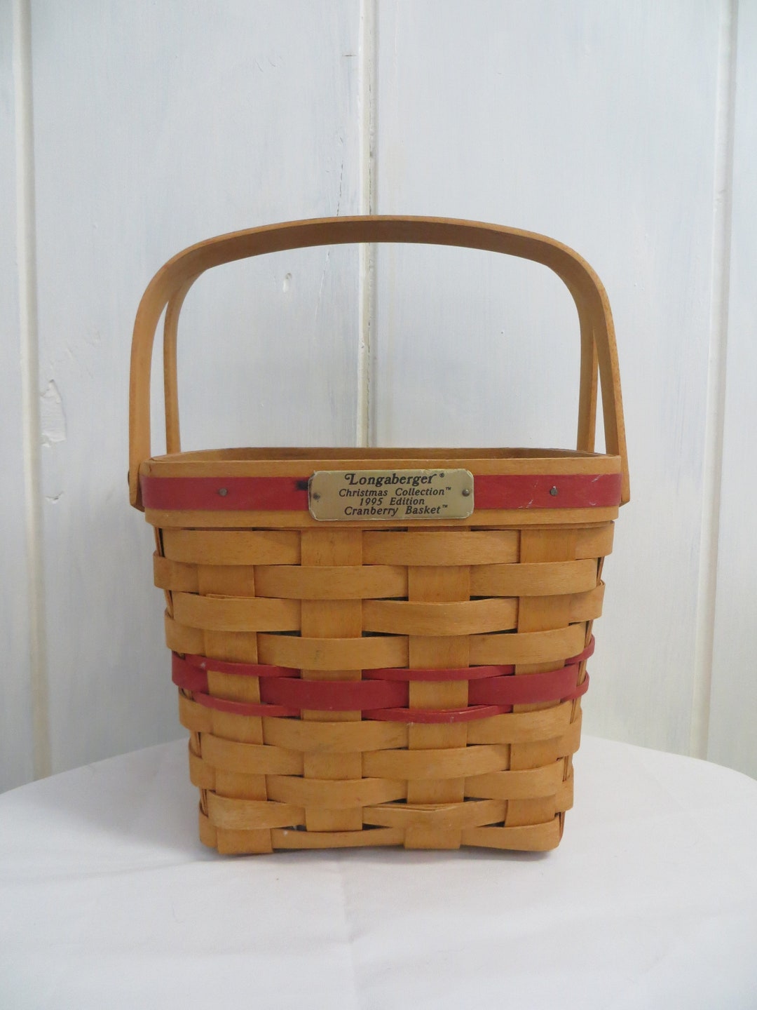 Longaberger Basket Fabric Liner Plastic Protector Handles Etsy
