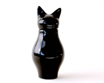 Basst Cat Urn-  Gloss Black SECOND QUALITY