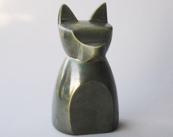 Small Anubis Dog Urn Pewter- SAMPLE