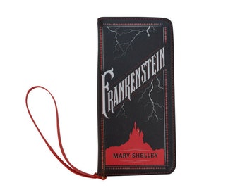 FRANKENSTEIN MARY SHELLEY Wallet - Horror, Gothic, Goth, Dark, Occult, Magic, Witch, Witchcraft, Zombie, Dead Thunder, Terror, Movie Monster