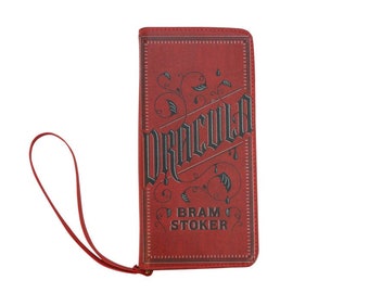 DRACULA BRAM STOCKER Wallet - Book, Wallet, Horror, Gothic, Goth, Dark, Occult, Magic, Witch, Witchcraft, Vampire, Bat, Blood, Demon, Terror