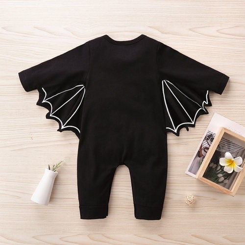 Bat Baby Jumpsuit Romper Cartoon Bodysuits with Hat Long Etsy
