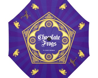 Chocolate Frog Anti-UV Umbrella - Potter, Magic, Witch, Honeydukes, Candy, Witch, Movie, Book, Harry, Diagon Alley, Weasley, Sweets, Wizard