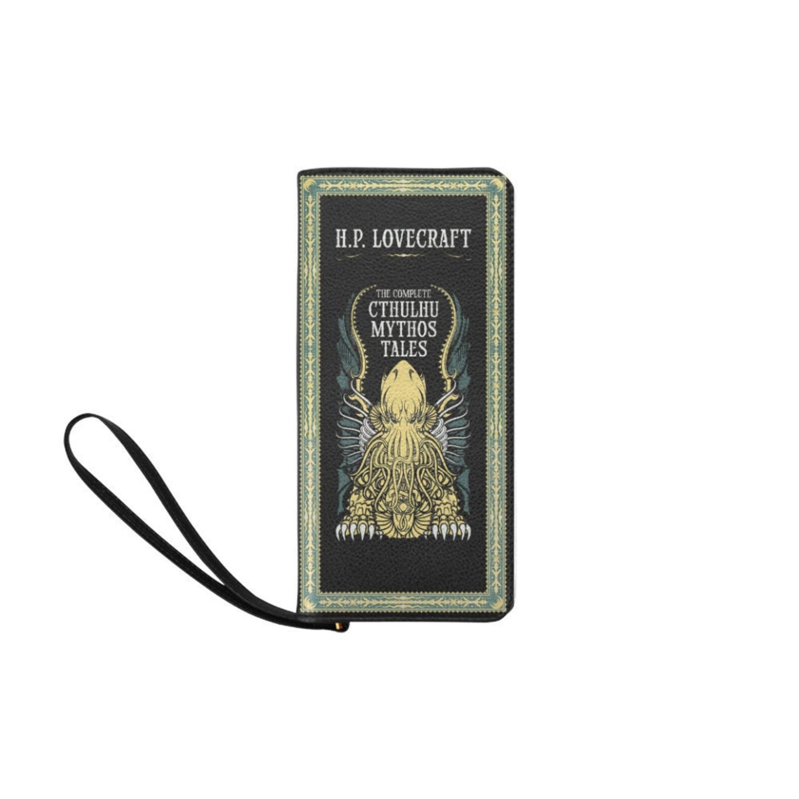 Cthulhu Mythos Tales HP Lovecraft Wallet Book Wallet Etsy