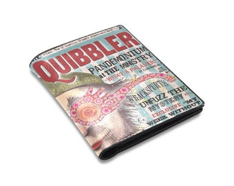 Quibbler ID Wallet - Magic, Witchcraft, Newspaper, Magazine, Potter, Luna, Wizard, Witch, Lovegood, Prop, HP, cash, coins, bag, purse