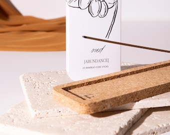 All-Natural Oud [ABUNDANCE] Incense, Made from Plants, Never Synthetics - 25 Sticks
