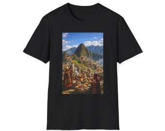Machu Picchu Photograph T-Shirt | Peru Andes Travel Tee