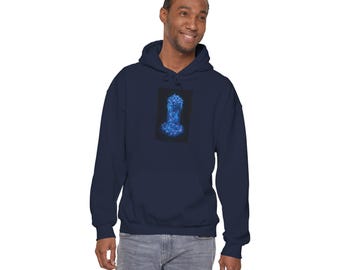 Blue Neon Hologram Candy Hoodie | Neon Sweatshirt