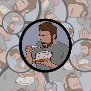 Charlie It’s Always Sunny in Philadelphia Laminated Sticker, Charlie Kelly, Charlie Day Always Sunny, IASIP sticker, water bottle sticker
