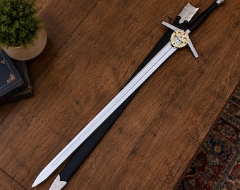 The Witcher – Geralt of Rivia Silver Sword Replica | Limited Edition with Scabbard