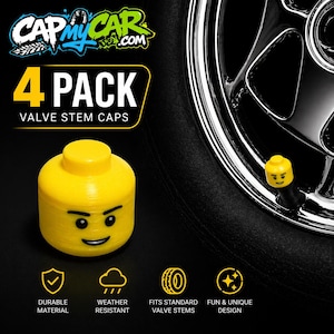 Brick Head Tire Valve Caps