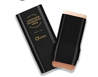 O'cheal 5-Styles，Dual-Ended Concealer Foundation Stick - Smooth, Flawless, Waterproof, Long-Lasting, Portable Touch-Up,