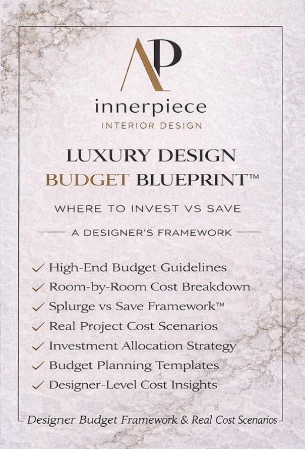 Luxury Interior Design Budget Blueprint | Designer Budget Planning ...