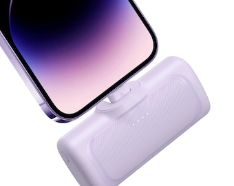 Mini powerbank 22,5 W maks. 4000 mAh, szybkie ładowanie, przenośna bateria zewnętrzna z kablami do telefonów z systemem Android, iPhone'a 17 i 16, Samsunga