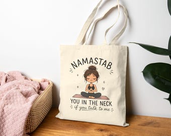 Namastab You In The Neck Shirt | Funny Yoga Meditation Gift | Introvert Humor Apparel
