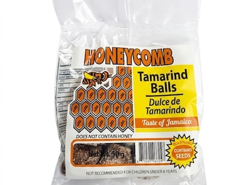 Bolitas de tamarindo con forma de panal - Jamaicanas