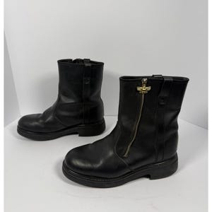 Vintage Side Zip Boots Men - Etsy