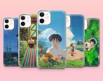 World of Arrietty Phone Case Ghibli Cover for iPhone 17e, 17Pro, 16e, 15, 14, 13, 12, Samsung S26Ultra, S25, A56, A16, Pixel 10A, 10Pro, 9A