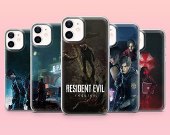 Resident Evil Phone Case Gaming Cover for iPhone 17e, 17Pro, 16e, 15, 14, 13, 12, Samsung S26Ultra, S25, A56, A16, Pixel 10A, 10Pro, 9A