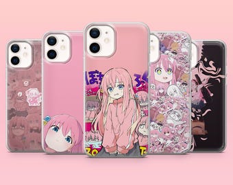Bocchi the Rock Phone Case Anime Girl Cover for iPhone 17e, 17Pro, 16e, 15, 14, 13, 12, Samsung S26Ultra, S25, A56, A16, Pixel 10A, 10Pro, 9