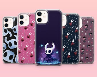 Hollow Knight Phone Case Kawaii Cover for iPhone 17e, 17Pro, 16e, 15, 14, 13, 12, Samsung S26Ultra, S25, A56, A16, Pixel 10A, 10Pro, 9A