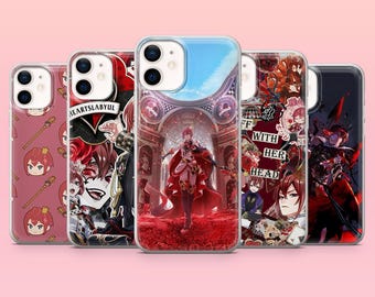 Riddle Rosehearts Phone Case Anime Cover for iPhone 17e, 17Pro, 16e, 15, 14, 13, 12, Samsung S26Ultra, S25, A56, A16, Pixel 10A, 10Pro, 9A