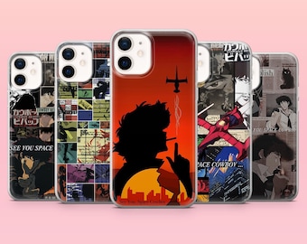 Cowboy Bepop Phone Case Spike Spiegel Cover for iPhone 17e, 17Pro, 16e, 15, 14, 13, 12, Samsung S26Ultra, S25, A56, A16, Pixel 10A, 10Pro, 9