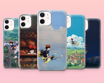 Delivery Service Phone Case Kiki Ghibli Cover for iPhone 17e, 17Pro, 16e, 15, 14, 13, Samsung S26Ultra, S25, A56, A16, Pixel 10A, 10Pro, 9A