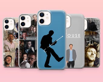Dr House Phone Case House MD Cover for iPhone 17e, 17Pro, 16e, 15, 14, 13, 12, Samsung S26Ultra, S25, A56, A16, Pixel 10A, 10Pro, 9A