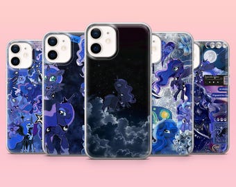Pony Luna Phone Case Cute MLP Cover for iPhone 17e, 17Pro, 16e, 15, 14, 13, 12, Samsung S26Ultra, S25, A56, A16, Pixel 10A, 10Pro, 9A