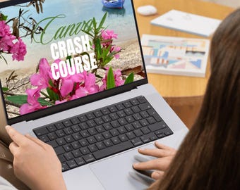 Curso intensivo de Canva | 1,5 horas de vídeo | Aprende Canva rápidamente | Consejos, trucos y tutoriales | Gratis + Pro | Descarga digital