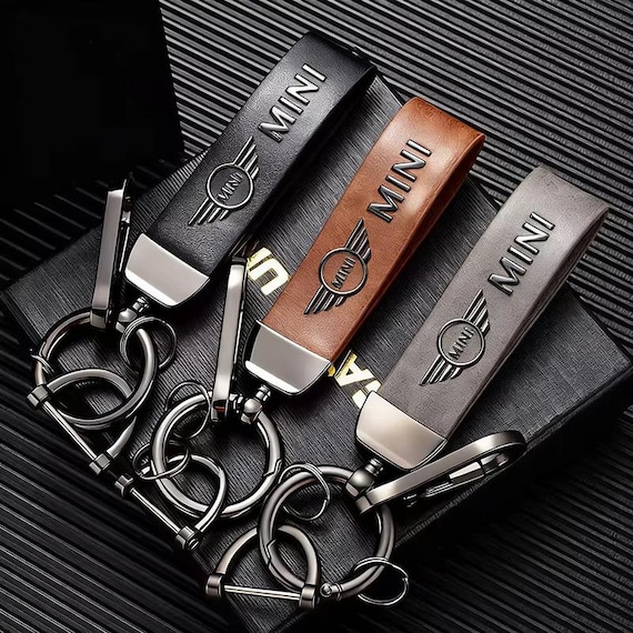MINI Cooper Metal Keychain | Zinc Alloy Car Keyring Pendant | MINI Accessories Gift