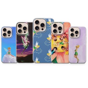 Disney Fairies Phone Case Tinker Bell Fairy Dust Cover for iPhone 18Pro, 17e, 16e, 15, 14, 13, Samsung S26, S25, A17, A57, Pixel 11, 10Pro