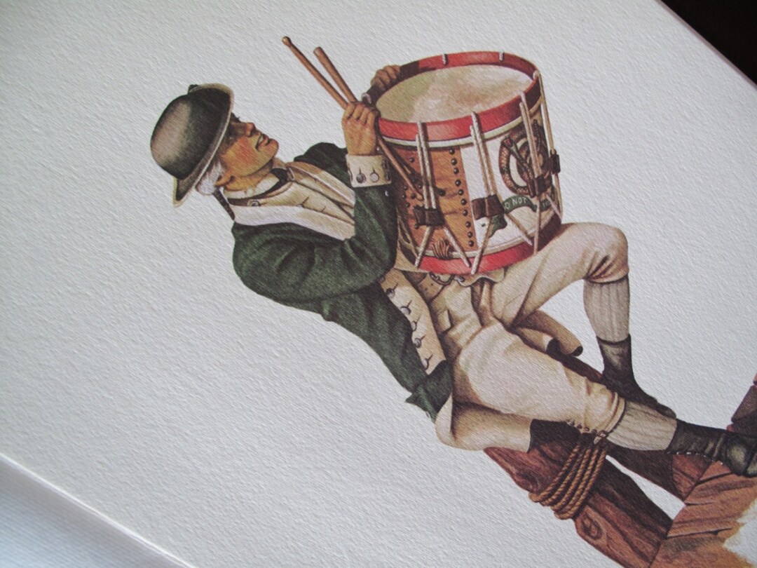4 Historical Prints, Marine Corps Band Drummers, John G 4 Historical Prints, Marine Corps Band Drummers, John G