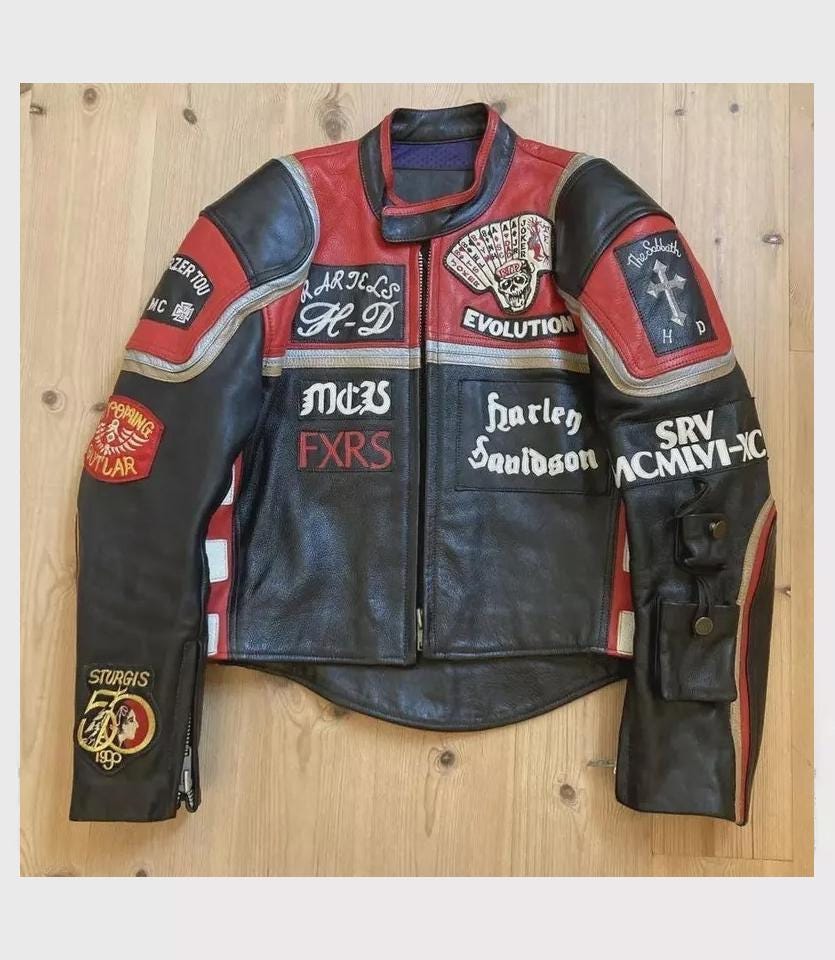 Honda vintage leather jacket - Etsy 日本