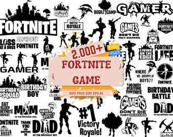 Battle Royale Game Inspired SVG Bundle for Gamers