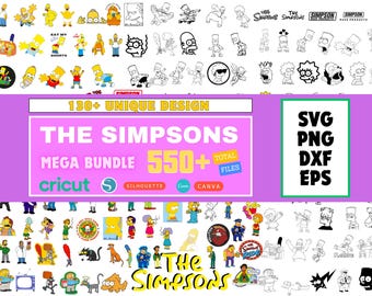 The Simpsons Cartoon Character SVG Bundle