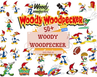 Woody Woodpecker SVG PNG Files for Cricut