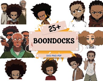 Boondocks Svg Bundle, Inspired Art, Bold Visuals (Digital Art)