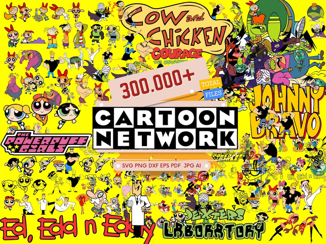 Cartoon Network Mega SVG PNG Bundle for Cricut - Etsy UK