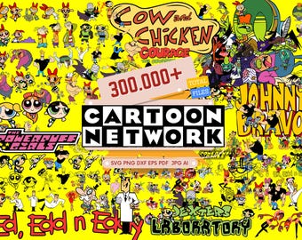 Cartoon Network Mega SVG PNG Bundle for Cricut