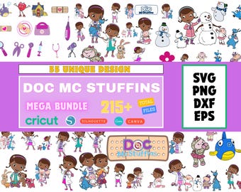Doc Mc Stuffins Mega Bundle (Digital Download - svg, png, dxf, eps)