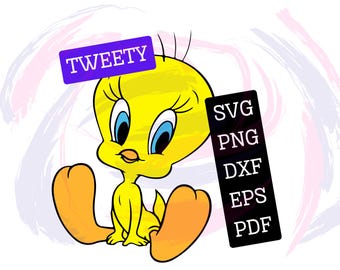 Tweety SVG PNG DXF