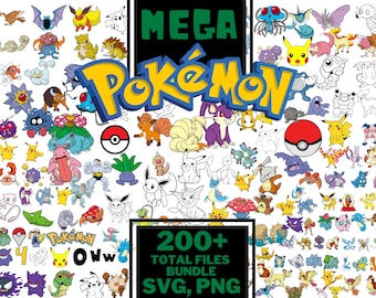 Mega Pokemon Svg Bundle