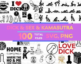 Sex Bundle Positions Sex set SVG, Sexual Positions, Fuck Positions PNG, Sex Silhouette, Orgasm, Penis Svg, Dick Svg