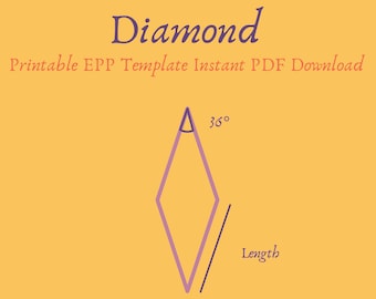 Free Printable 60 Degree Diamond Template