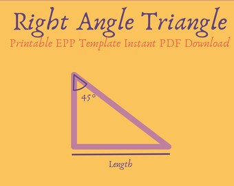 Pre-Cut Half Square Triangles Paper Pieces EPP English Paper Piecing Templates