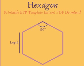 Hexagon Printable Etsy