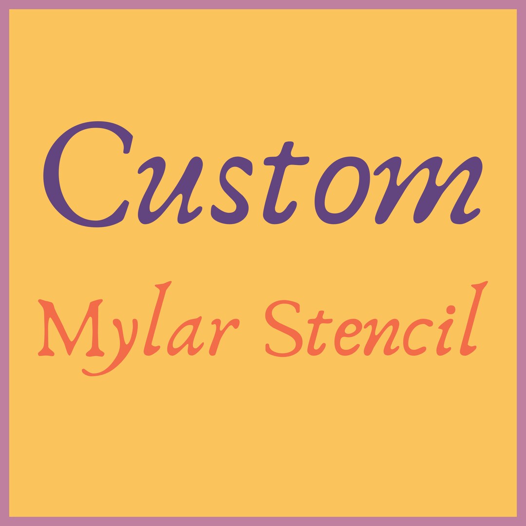 Custom A4 Stencil 190 Micron Mylar Mixed Media Art Journal - Etsy